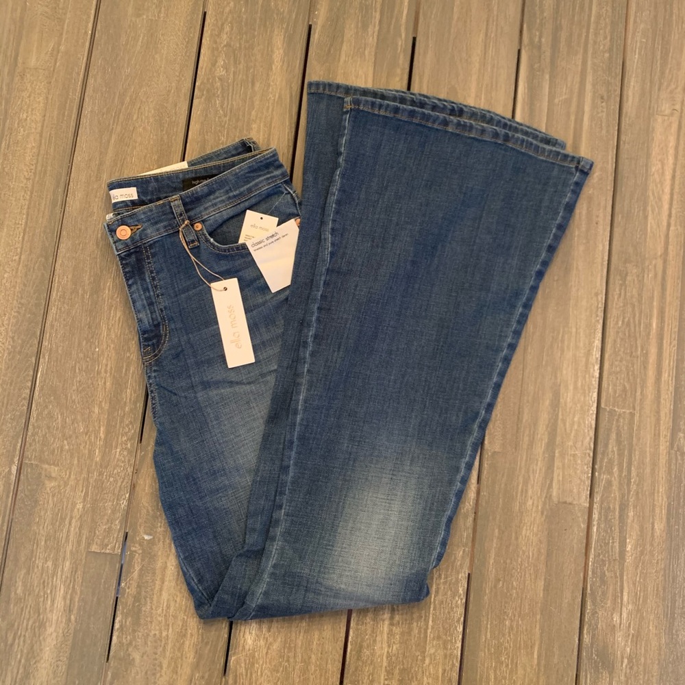 Ella Moss High Rise Flare Jeans
